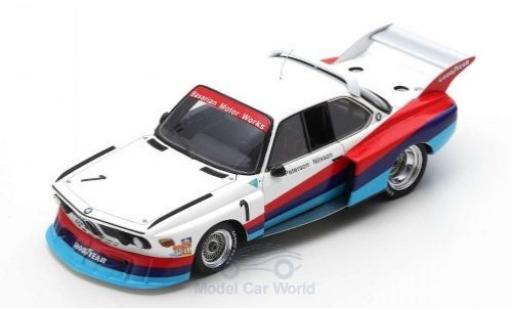 Bmw 3.5 1/43 Spark CSL Turbo No.1 6h Silverstone 1976 R.Peterson/G.Nilsson coche miniatura