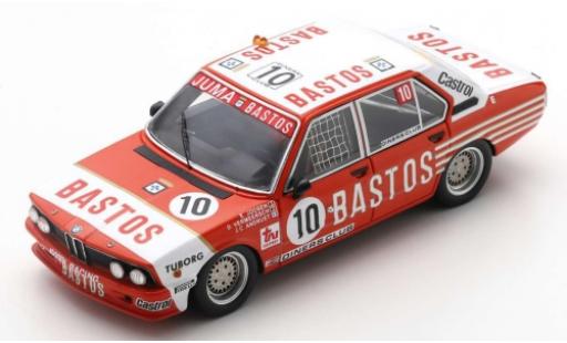 Coche miniatura Bmw 530 1/43 Spark i (E12) No.10 Bastos 24h Spa Francorchamps 1981 E.Joosen/D.Vermeersch/J-C.Andruet Bmw 530 1/43 Spark i (E12) No.10 Bastos 24h Spa Francorchamps 1981 E.Joosen/D.Vermeersch/J-C.Andruet coche miniatura