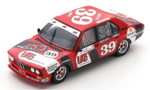 Coche miniatura Bmw 530 1/43 Spark i (E12) No.39 JMS Racing Team 24h Spa Francorchamps 1980 C.Ballot-Lena/J-C.Andruet/J-M.Smadja Bmw 530 1/43 Spark i (E12) No.39 JMS Racing Team 24h Spa Francorchamps 1980 C.Ballot-Lena/J-C.Andruet/J-M.Smadja coche miniatura
