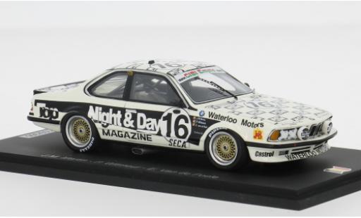 Bmw 635 1/43 Spark CSi 24h Spa 1986 #16 1:43 coche miniatura