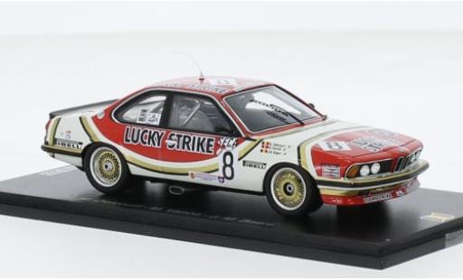 Bmw 635 1/43 Spark CSi No.8 Lucky Strike 24h Spa 1983 1:43 coche miniatura