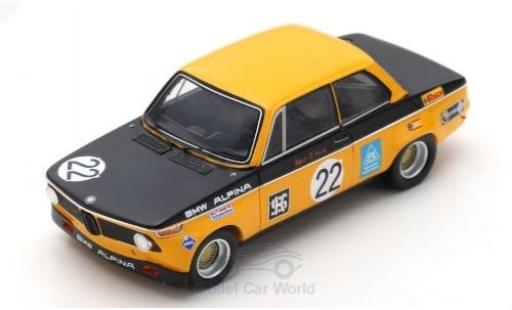 Coche miniatura Bmw Alpina 1/43 Spark 2002 No.22 Tourenwagen EM GP Brno 1971 H-J.Stuck Bmw Alpina 1/43 Spark 2002 No.22 Tourenwagen EM GP Brno 1971 H-J.Stuck coche miniatura