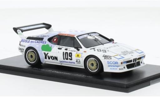Bmw M1 1/43 Spark No.109 24h Le Mans 1984 1:43 coche miniatura