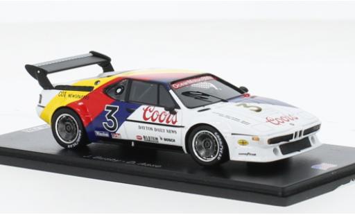 Bmw M1 1/43 Spark No.3 IMSA 250 Miles Mid-Ohio 1979 1:43 coche miniatura