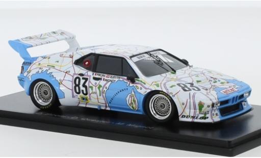 Coche miniatura Bmw M1 1/43 Spark No.83 France Antar 24h Le Mans 1980 D.Pironi/D.Quester/M.Mignot Bmw M1 1/43 Spark No.83 France Antar 24h Le Mans 1980 D.Pironi/D.Quester/M.Mignot coche miniatura