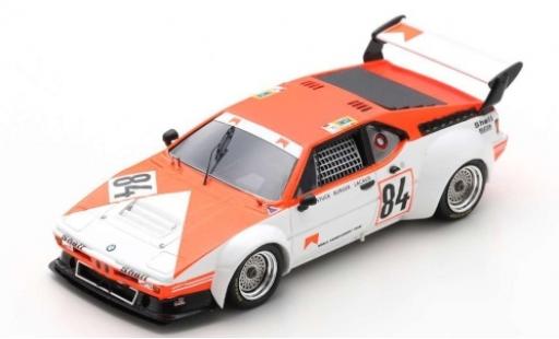 Coche miniatura Bmw M1 1/43 Spark No.84 Motorsport GmbH Marlboro 24h Le Mans 1980 avec Decals H-J.Stuck/D.Lacaud/H-G.Bürger Bmw M1 1/43 Spark No.84 Motorsport GmbH Marlboro 24h Le Mans 1980 avec Decals H-J.Stuck/D.Lacaud/H-G.Bürger coche miniatura