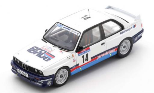 Coche miniatura Bmw M3 1/43 Spark (E30) No.14 Belgium ProDrive Rallye WM Tour de Corse 1987 M.Duez/G.Biar Bmw M3 1/43 Spark (E30) No.14 Belgium ProDrive Rallye WM Tour de Corse 1987 M.Duez/G.Biar coche miniatura