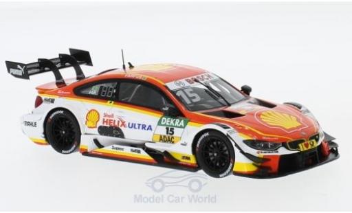 Bmw M4 1/43 Spark DTM No.15 Team RMG S DTM Hockenheim 2017 A.Farfus coche miniatura