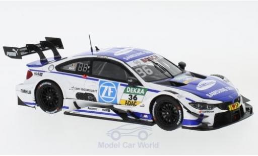 Bmw M4 1/43 Spark DTM No.36 Team RBM Samsung DTM Hockenheim 2017 M.Martin coche miniatura