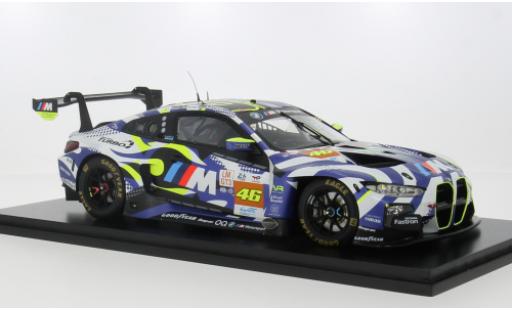 Coche miniatura Bmw M4 1/18 Spark GT3 24h Le Mans 2024 Team WRT #46 1:18 Bmw M4 1/18 Spark GT3 24h Le Mans 2024 Team WRT #46 1:18 coche miniatura
