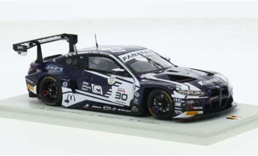 Coche miniatura Bmw M4 1/43 Spark GT3 No.30 Team WRT 24h Spa 2023 1:43 Bmw M4 1/43 Spark GT3 No.30 Team WRT 24h Spa 2023 1:43 coche miniatura