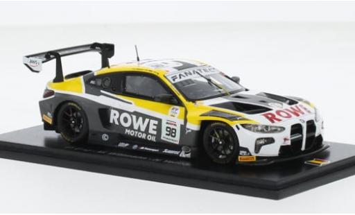 Coche miniatura Bmw M4 1/43 Spark GT3 No.98 ROWE Racing 24h Spa 2023 1:43 Bmw M4 1/43 Spark GT3 No.98 ROWE Racing 24h Spa 2023 1:43 coche miniatura