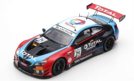 Bmw M6 1/43 Spark GT3 No.34 Walkenhorst Motorsport Total 24h Spa 2019 M.Jensen/C.Krognes/N.Catsburg coche miniatura