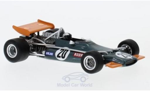 Coche miniatura Brm P153 1970 1/43 Spark BRM No.20 Formel 1 GP South Afrika 1970 P.Rodriguez Brm P153 1970 1/43 Spark BRM No.20 Formel 1 GP South Afrika 1970 P.Rodriguez coche miniatura