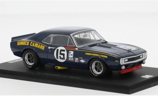 Coche miniatura Chevrolet Camaro 1/43 Spark 12h Sebring 1968 #15 1:43 Chevrolet Camaro 1/43 Spark 12h Sebring 1968 #15 1:43 coche miniatura