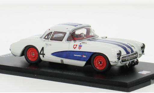 Coche miniatura Chevrolet Corvette 1/43 Spark (C1) No.4 12h Sebring 1957 1:43 Chevrolet Corvette 1/43 Spark (C1) No.4 12h Sebring 1957 1:43 coche miniatura