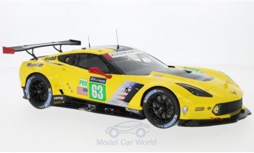 Coche miniatura Chevrolet Corvette C7 1/18 Spark C7.R No.63 Racing - GM 24h Le Mans 2017 J.Magnussen/A.Garcia/J.Taylor Chevrolet Corvette C7 1/18 Spark C7.R No.63 Racing - GM 24h Le Mans 2017 J.Magnussen/A.Garcia/J.Taylor coche miniatura
