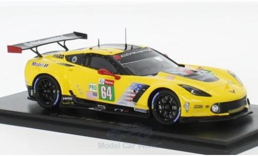 Coche miniatura Chevrolet Corvette 1/43 Spark C7.R No.64 Racing 24h Le Mans 2018 O.Gavin/T.Milner/M.Fässler Chevrolet Corvette 1/43 Spark C7.R No.64 Racing 24h Le Mans 2018 O.Gavin/T.Milner/M.Fässler coche miniatura