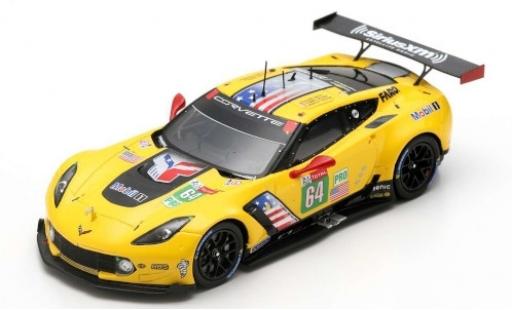 Coche miniatura Chevrolet Corvette 1/43 Spark C7.R No.64 Racing 24h Le Mans 2019 O.Gavin/T.Milner/M.Fässler Chevrolet Corvette 1/43 Spark C7.R No.64 Racing 24h Le Mans 2019 O.Gavin/T.Milner/M.Fässler coche miniatura