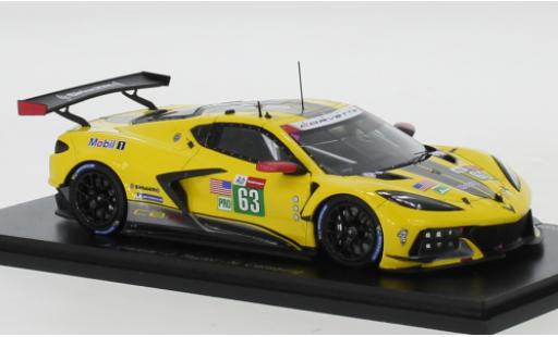 Coche miniatura Chevrolet Corvette 1/43 Spark C8.R No.63 Racing 24h Le Mans 2021 A.Garcia/J.Taylor/N.Catsburg Chevrolet Corvette 1/43 Spark C8.R No.63 Racing 24h Le Mans 2021 A.Garcia/J.Taylor/N.Catsburg coche miniatura