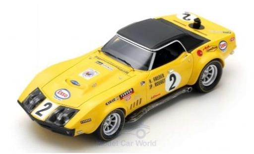 Coche miniatura Chevrolet Corvette 1/43 Spark No.2 24h Le Mans 1970 H.Greder/J.P.Rouget Chevrolet Corvette 1/43 Spark No.2 24h Le Mans 1970 H.Greder/J.P.Rouget coche miniatura