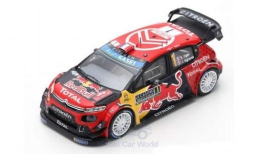 Citroen C3 1/43 Spark WRC No.1 Total WRT Red Bull WRC Rally Monte Carlo 2019 100th victory in WRC by S.Ogier/J.Ingrassia coche miniatura