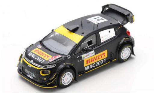 Coche miniatura Citroen C3 1/43 Spark WRC No.21 SaintéLoc Racing Rallye WM Rallye Sardinien 2020 Reifentest Pirelli P.Solberg/A.Mikkelsen Citroen C3 1/43 Spark WRC No.21 SaintéLoc Racing Rallye WM Rallye Sardinien 2020 Reifentest Pirelli P.Solberg/A.Mikkelsen coche miniatura