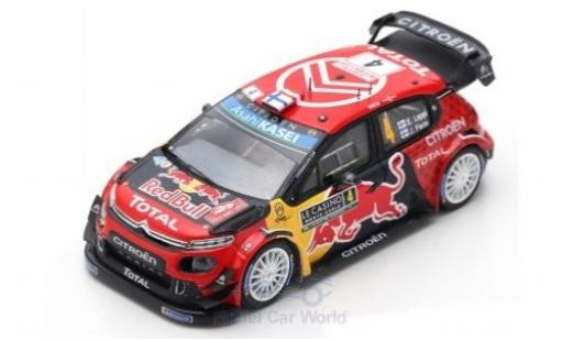 Citroen C3 1/43 Spark WRC No.4 Total WRT Red Bull WRC Rally Monte Carlo 2019 E.Lappi/J.Ferm coche miniatura