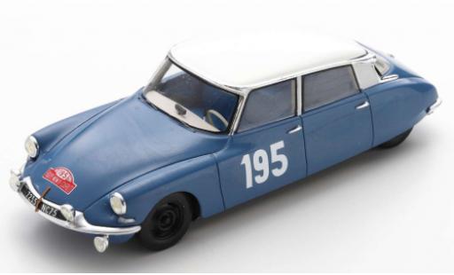 Coche miniatura Citroen DS 1/43 Spark 19 No.195 Rallye Monte Carlo 1963 B.Neyret/J.Terramorsi Citroen DS 1/43 Spark 19 No.195 Rallye Monte Carlo 1963 B.Neyret/J.Terramorsi coche miniatura