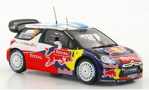 Coche miniatura DS Automobiles DS3 1/43 Spark Citroen No.2 Total Rallye WM Rallye Monte-Carlo 2012 M.Hirvonen/J.Lehtinen DS Automobiles DS3 1/43 Spark Citroen No.2 Total Rallye WM Rallye Monte-Carlo 2012 M.Hirvonen/J.Lehtinen coche miniatura