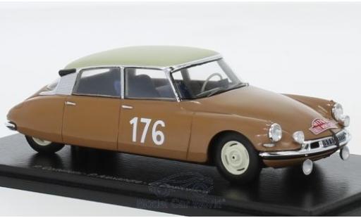 Citroen ID 19 1/43 Spark No.176 Rallye Monte Carlo 1959 P.Coltelloni/P.Alexandre/C.Desrosiers coche miniatura