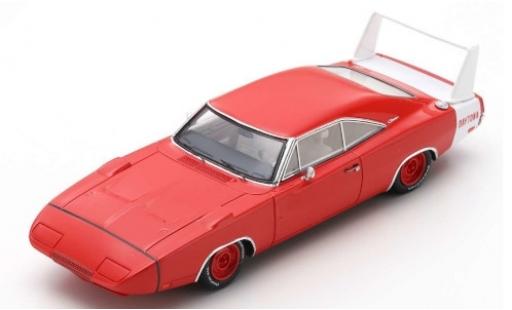 Dodge Charger 1/43 Spark Daytona rojo/blanco 1969 coche miniatura
