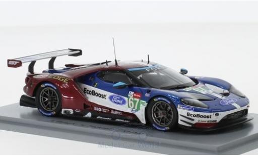 Coche miniatura Ford GT 1/43 Spark No.67 Chip Ganassi Team UK 24h Le Mans 2018 H.Tincknell/A.Priaulx/T.Kanaan Ford GT 1/43 Spark No.67 Chip Ganassi Team UK 24h Le Mans 2018 H.Tincknell/A.Priaulx/T.Kanaan coche miniatura
