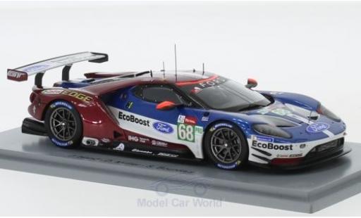 Coche miniatura Ford GT 1/43 Spark No.68 Chip Ganassi Team USA 24h Le Mans 2018 J.Hand/D.Müller/S.Bourdais Ford GT 1/43 Spark No.68 Chip Ganassi Team USA 24h Le Mans 2018 J.Hand/D.Müller/S.Bourdais coche miniatura