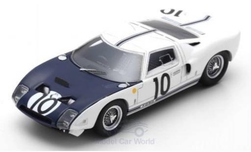 Coche miniatura Ford GT 1/43 Spark RHD No.10 24h Le Mans 1964 P.Hill/B.McLaren Ford GT 1/43 Spark RHD No.10 24h Le Mans 1964 P.Hill/B.McLaren coche miniatura