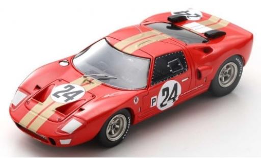 Coche miniatura Ford GT40 1/43 Spark AMR2 RHD No.24 Alan Mann Racing 12h Sebring 1966 G.Hill/J.Stewart Ford GT40 1/43 Spark AMR2 RHD No.24 Alan Mann Racing 12h Sebring 1966 G.Hill/J.Stewart coche miniatura