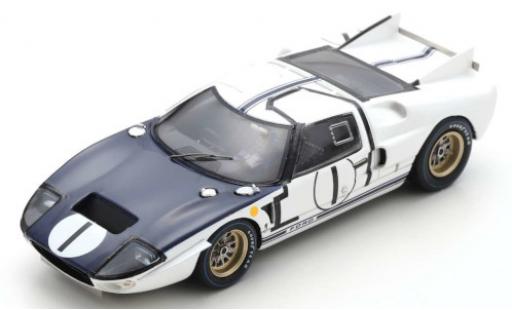 Coche miniatura Ford GT40 1/43 Spark MK II RHD No.1 24h Le Mans 1965 K.Miles/B.McLaren Ford GT40 1/43 Spark MK II RHD No.1 24h Le Mans 1965 K.Miles/B.McLaren coche miniatura