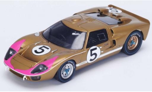 Coche miniatura Ford GT40 1/18 Spark MkII No.5 24h Le Mans 1966 R.Bucknum/D.Hutcherson Ford GT40 1/18 Spark MkII No.5 24h Le Mans 1966 R.Bucknum/D.Hutcherson coche miniatura