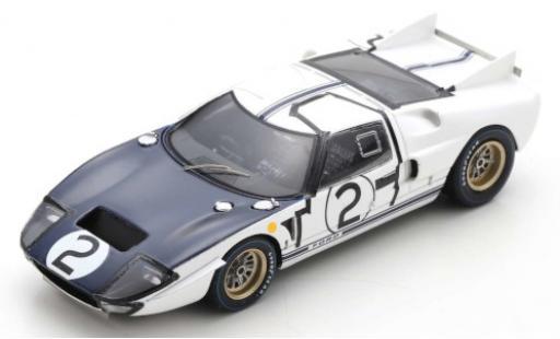 Coche miniatura Ford GT40 1/43 Spark MKII RHD No.2 24h Le Mans 1965 P.Hill/C.Amon Ford GT40 1/43 Spark MKII RHD No.2 24h Le Mans 1965 P.Hill/C.Amon coche miniatura