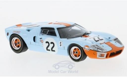 Ford GT40 1/43 Spark No.22 12h Sebring 1969 J.Ickx/J.Oliver coche miniatura