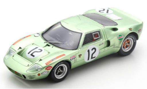Coche miniatura Ford GT40 1/43 Spark RHD No.12 24h Le Mans 1968 P.Salmon/E.Liddell Ford GT40 1/43 Spark RHD No.12 24h Le Mans 1968 P.Salmon/E.Liddell coche miniatura