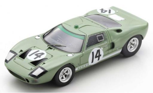 Coche miniatura Ford GT40 1/43 Spark RHD No.14 24h Le Mans 1965 J.Whitmore/I.Ireland Ford GT40 1/43 Spark RHD No.14 24h Le Mans 1965 J.Whitmore/I.Ireland coche miniatura