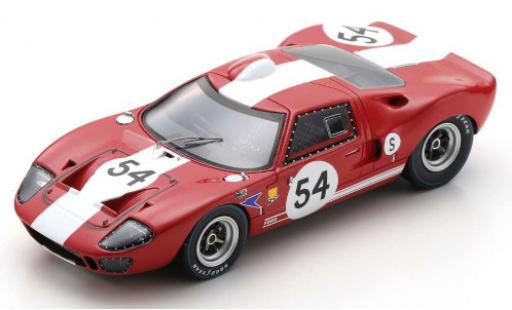 Coche miniatura Ford GT40 1/43 Spark RHD No.54 BOAC 6h Silverstone 1967 D.Charlton/C.Crabbe Ford GT40 1/43 Spark RHD No.54 BOAC 6h Silverstone 1967 D.Charlton/C.Crabbe coche miniatura