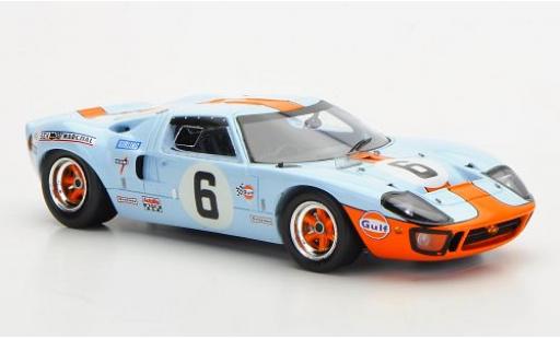 Coche miniatura Ford GT40 1/43 Spark RHD No.6 Gulf 24h Le Mans 1969 J.Oliver/J.Ickx Ford GT40 1/43 Spark RHD No.6 Gulf 24h Le Mans 1969 J.Oliver/J.Ickx coche miniatura