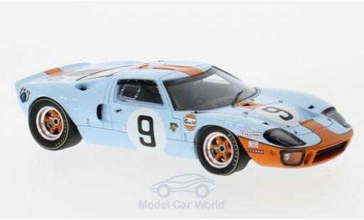 Ford GT40 1/43 Spark RHD No.9 Gulf 24h Le Mans 1968 P.Rodriguez/L.Bianchi coche miniatura