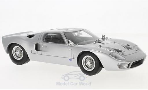 Ford GT40 1/18 Spark gris 1966 coche miniatura