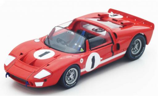Coche miniatura Ford GT40 1/18 Spark X1 RHD No.1 12h Sebring 1966 K.Miles/L.Ruby Ford GT40 1/18 Spark X1 RHD No.1 12h Sebring 1966 K.Miles/L.Ruby coche miniatura