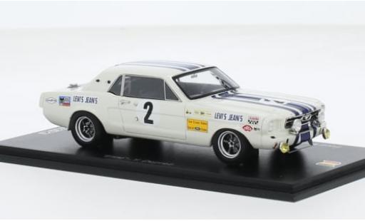 Coche miniatura Ford Mustang 1/43 Spark No.2 Team Claude Dubois 24h Spa 1968 1:43 Ford Mustang 1/43 Spark No.2 Team Claude Dubois 24h Spa 1968 1:43 coche miniatura