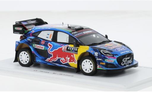 Coche miniatura Ford Puma 1/43 Spark Rally1 No.8 M-Sport World Rally Team Red Bull Rallye WM Safari Rallye 2023 1:43 Ford Puma 1/43 Spark Rally1 No.8 M-Sport World Rally Team Red Bull Rallye WM Safari Rallye 2023 1:43 coche miniatura