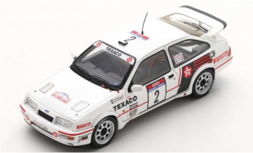 Coche miniatura Ford Sierra 1/43 Spark RS Cosworth No.2 Texaco Rallye WM Tour de Corse 1987 S.Blomqvist/B.Berglund Ford Sierra 1/43 Spark RS Cosworth No.2 Texaco Rallye WM Tour de Corse 1987 S.Blomqvist/B.Berglund coche miniatura